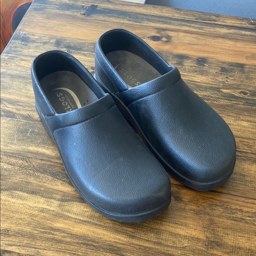 KLOGS 11 wide Classic Black Slip-On Shoes